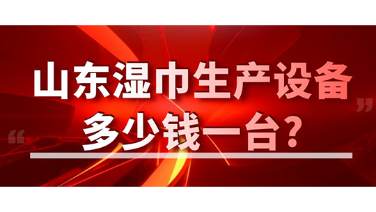 山東濕巾生產(chǎn)設(shè)備多少錢一臺(附濕廁紙利潤分析)